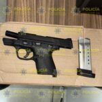 Policía Morelia detiene a un hombre en posesión ilegal de un arma de fuego