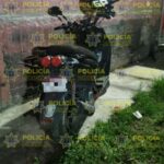 Policía Morelia recupera motocicleta con reporte de robo en la 20 de noviembre